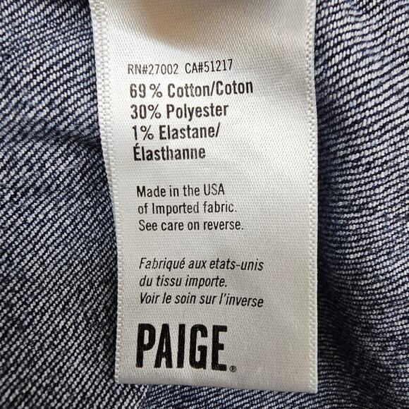 Paige Maternity Shorts Womens Size 32 Jimmy Jimmy Stretchy Denim Rolled Cuff - Picture 11 of 15